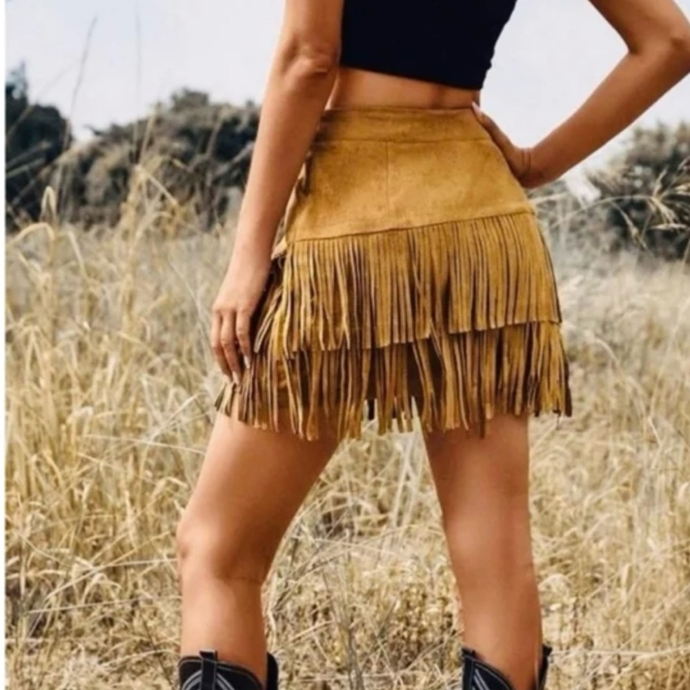 Fringed Skirt
